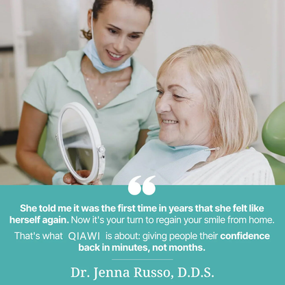 Ends Today: 70% OFF! QIAWI™? Custom-Fit Full Functional DenturesMake you more confident