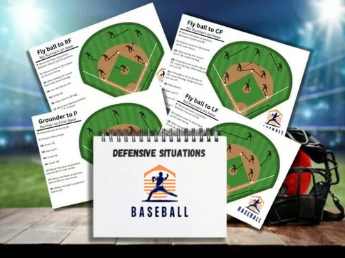 🎁Last Day Promotion 49% OFF🔥Baseball Softball Defensive Situations Guide Flip Book & Full Size Comprehensive Resource for Coaches Players Enthusiasts
