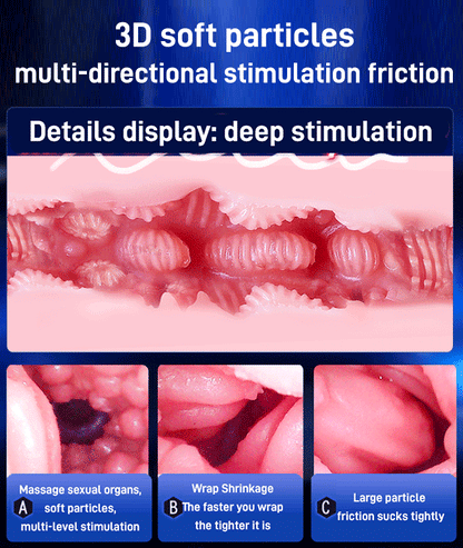 【Discreet Delivery】 Fully automatic, hands-free retractable relaxation cup